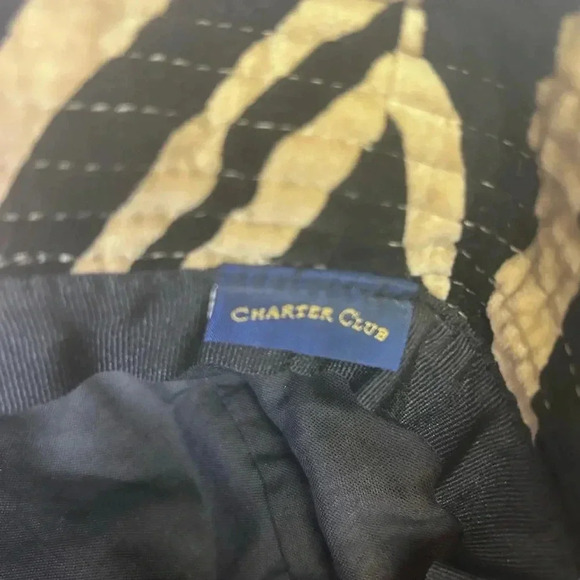 🖤”Charter Club” Velour Black & Tan Animal Print Bucket Hat🖤 - Picture 6 of 10